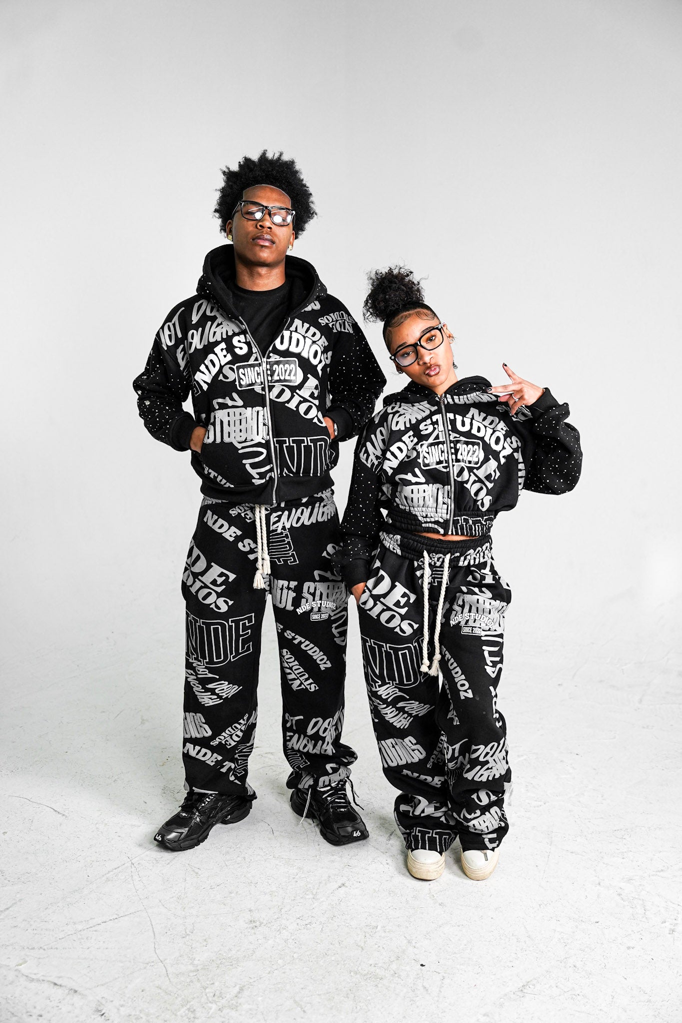 3D “BLACK” PANTS