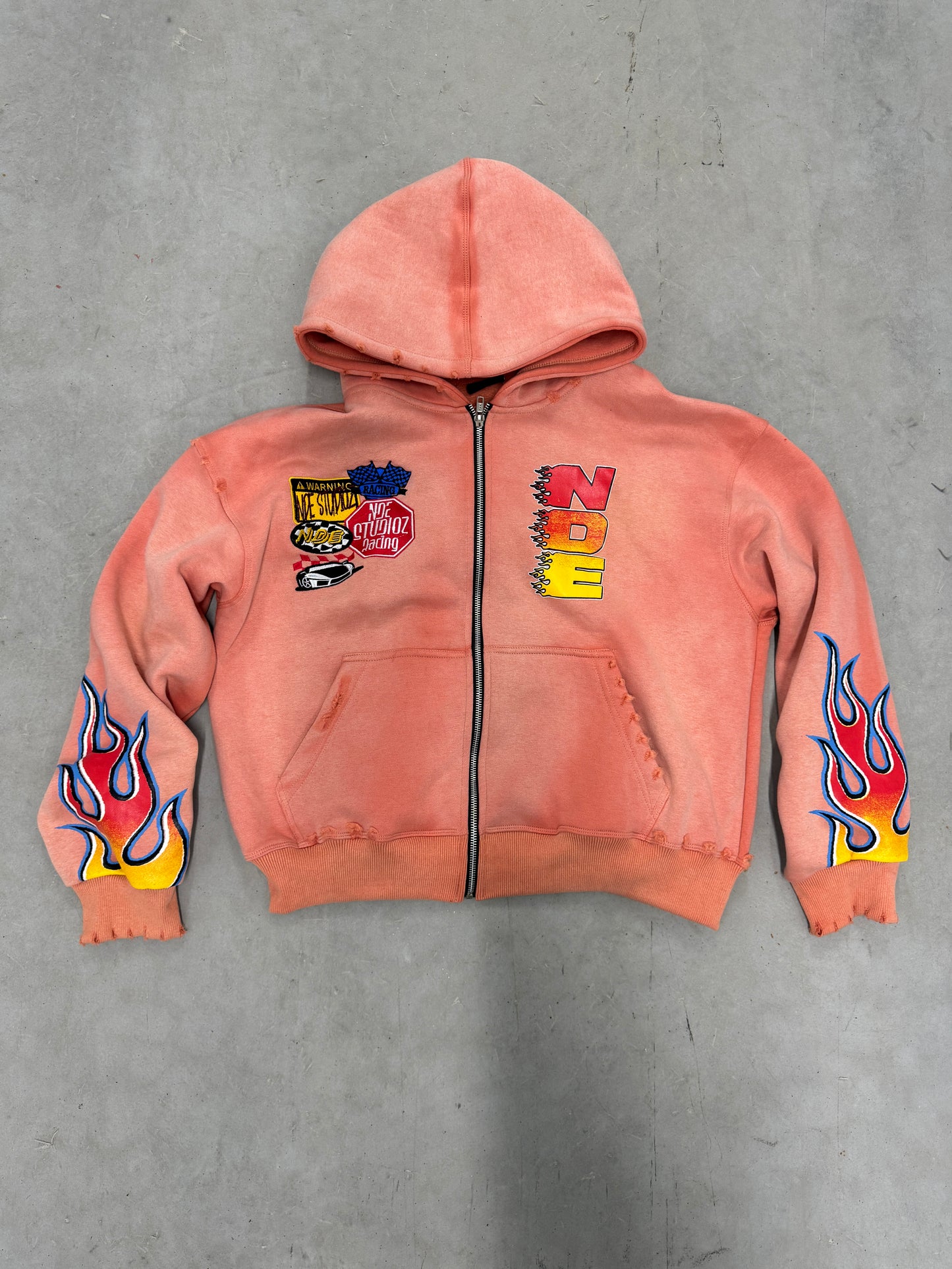 Raceway “Peach” Zip Up