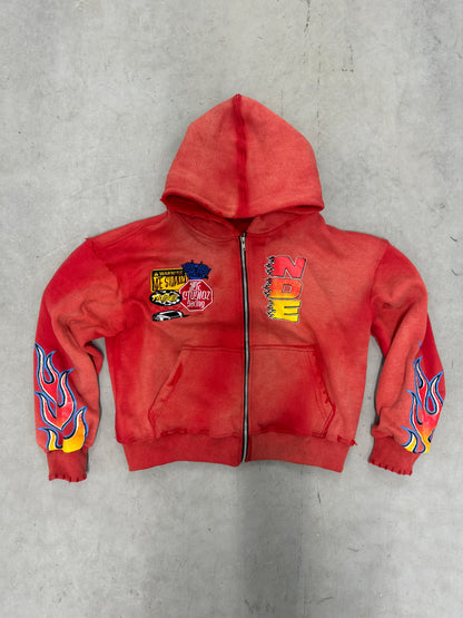 Raceway “Red” Zip Up