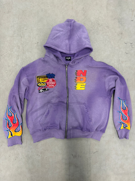 Raceway “Purple” Zip Up