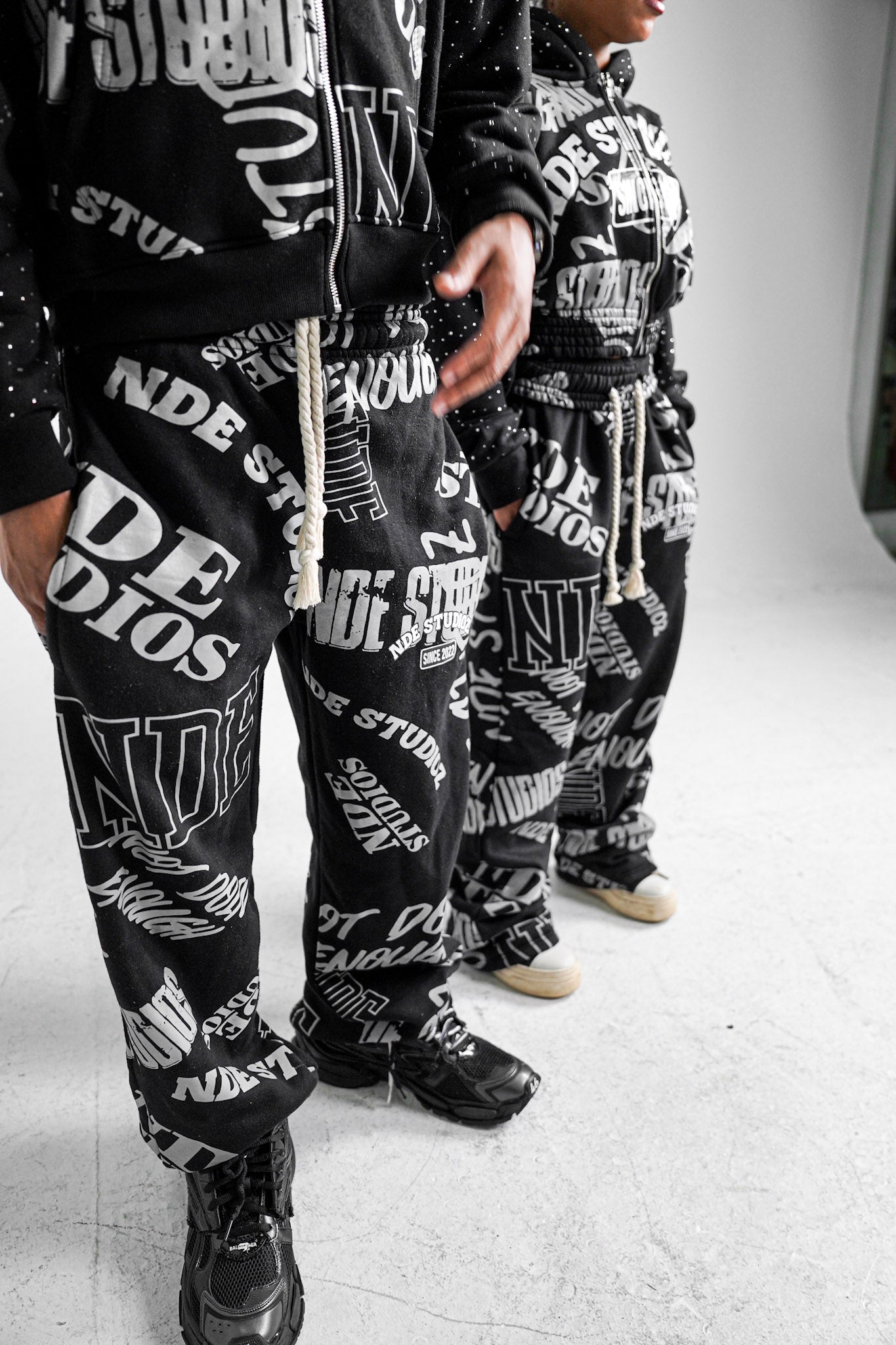 3D “BLACK” PANTS