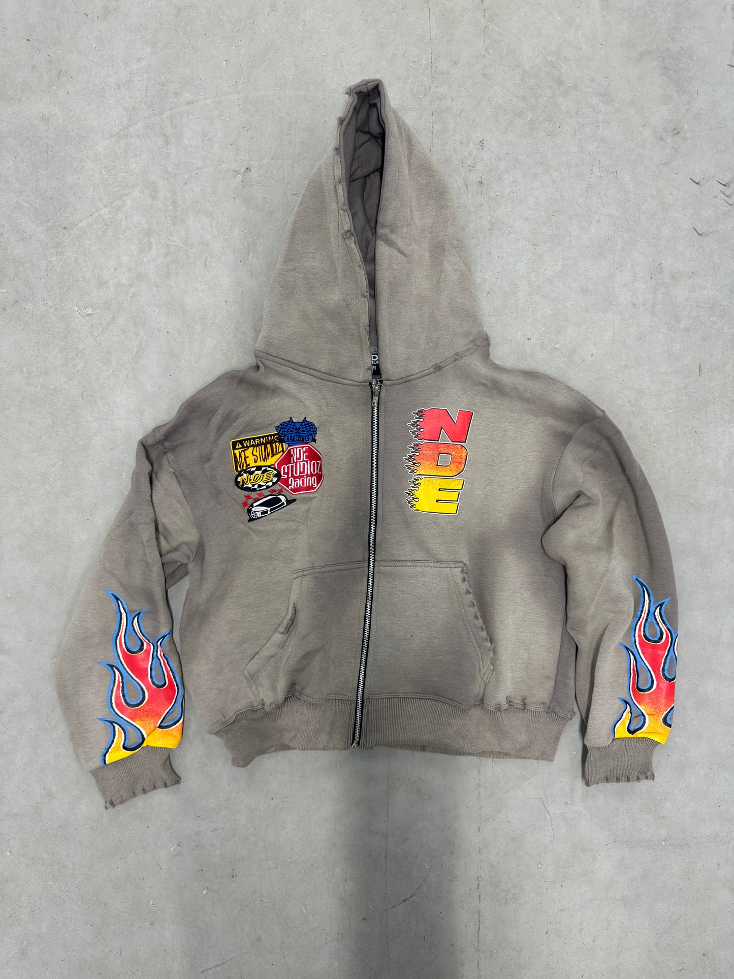 Raceway “Charcoal” Zip Up