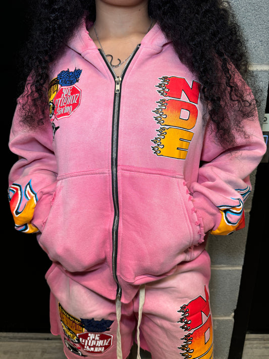 Raceway “Pink” Zip Up