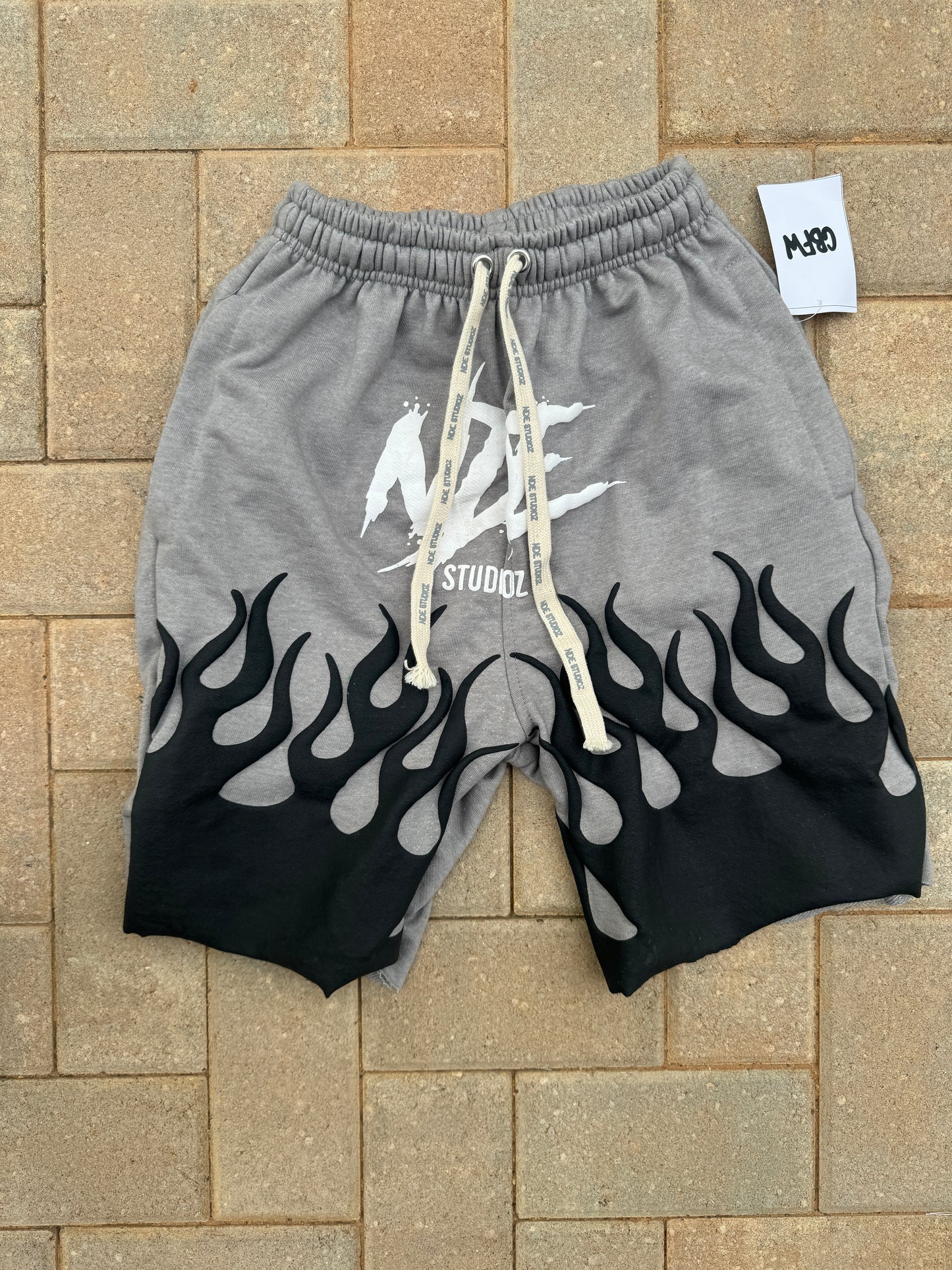 Grey Eternal Flame Shorts